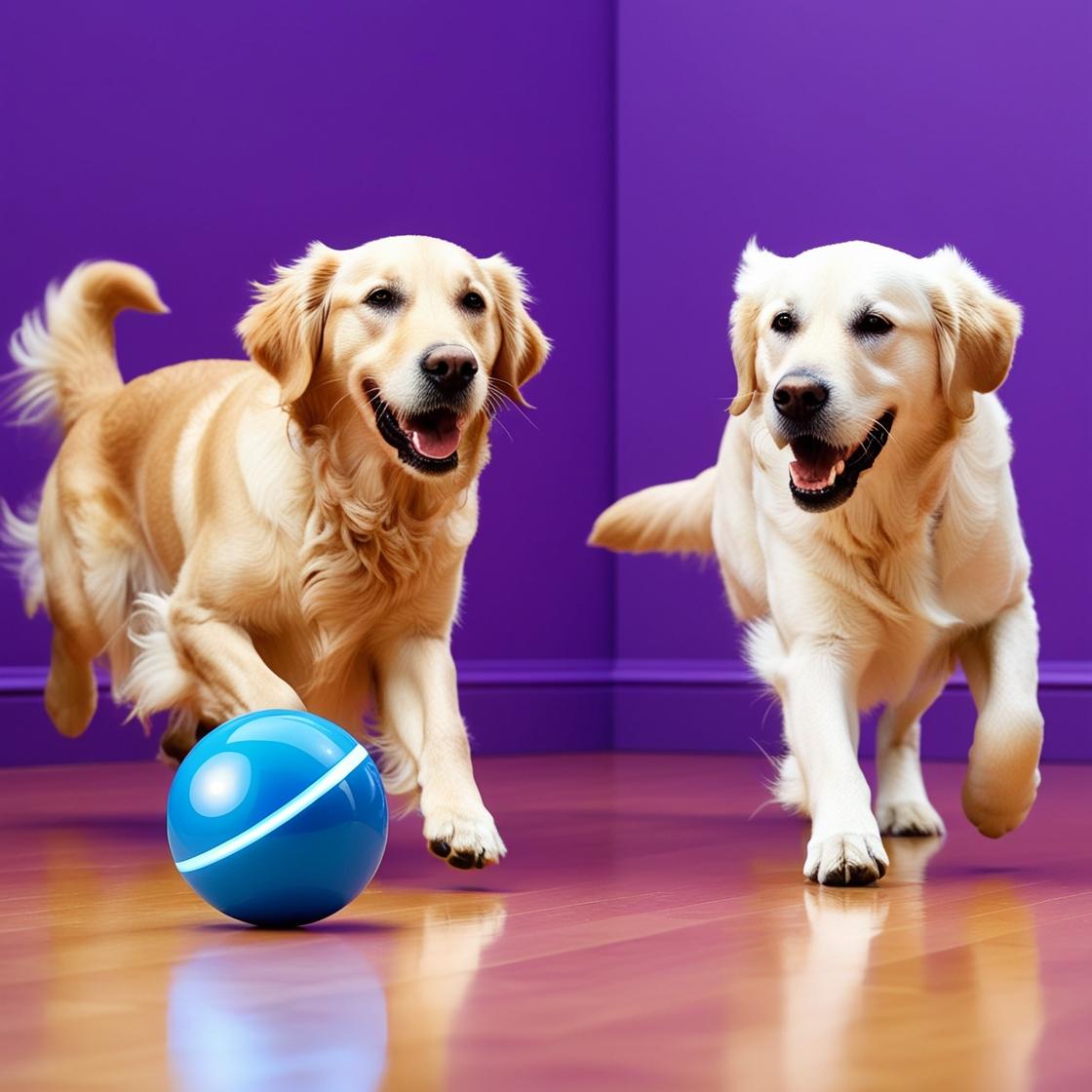 Smart Bouncing Ball for Small to Medium Dogs